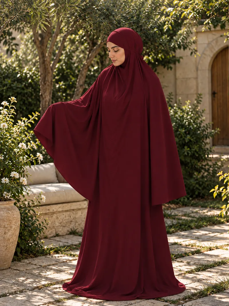 Mini Abaya Prayer Set with Mat