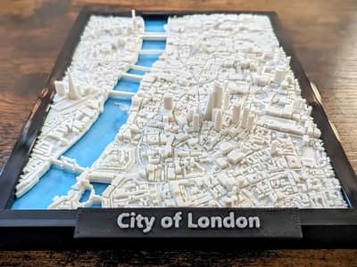 City of London 3D Miniature